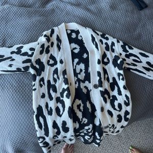 Black and white Nordstrom cardigan